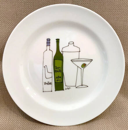 Coctail Canape Plate