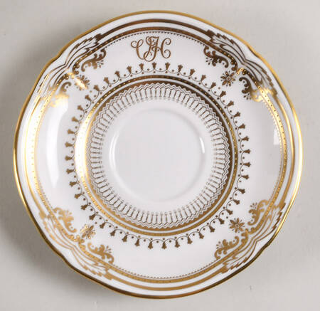 Lancaster Gold Saucer for Flat Cup