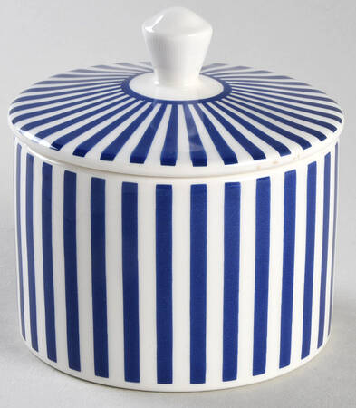 Italian Steccato Sugar Bowl & Lid