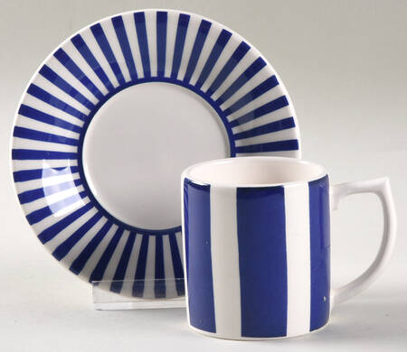 Italian Steccato Espresso Cup/Mug & Saucer Set