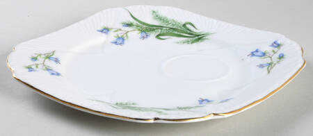 Harebell and Grass (Dainty Shape) Snack Plate by Shelley