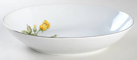 Margarett Platinum Trim 10" Oval Vegetable Bowl