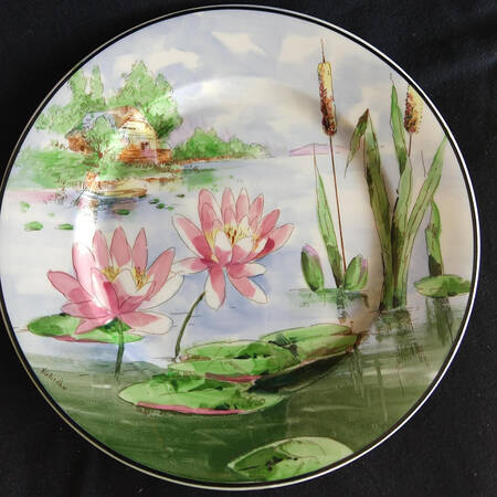 Nature Study Water Lilies Dinner Plate