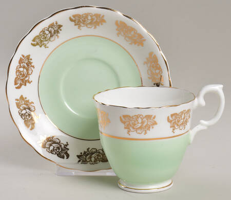 STF83 Footed Cup & Saucer Set