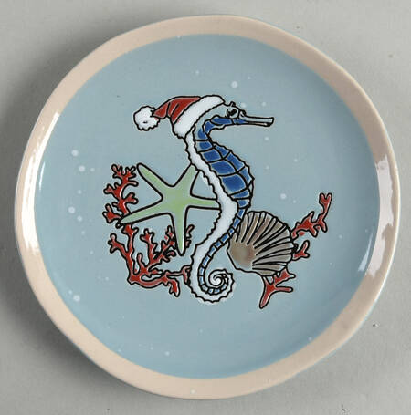 Tide of Festive Delights Tidbit Plate