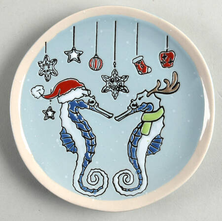 Tide of Festive Delights Tidbit Plate