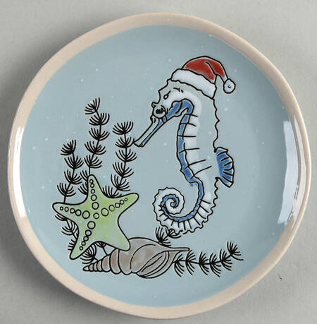 Tide of Festive Delights Tidbit Plate