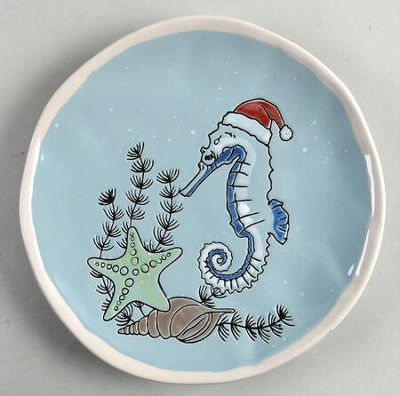 Tide of Festive Delights Salad Plate