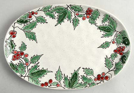 Cedar Mountain 12" Oval Serving Platter