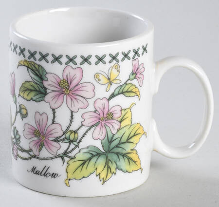 Country Herb Flat Demitasse Cup