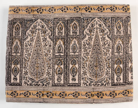 Table Linens & Accessories Black Kalamkari Cloth Tablecloth