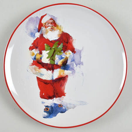 Santa Salad Plate