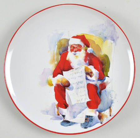 Santa Salad Plate