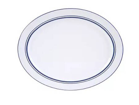 Le Marais Marine 14" Oval Serving Platter