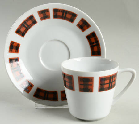 Brigadoon Flat Cup & Saucer Set by Style House