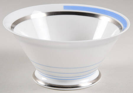 12133 Blue Open Sugar Bowl by Shelley