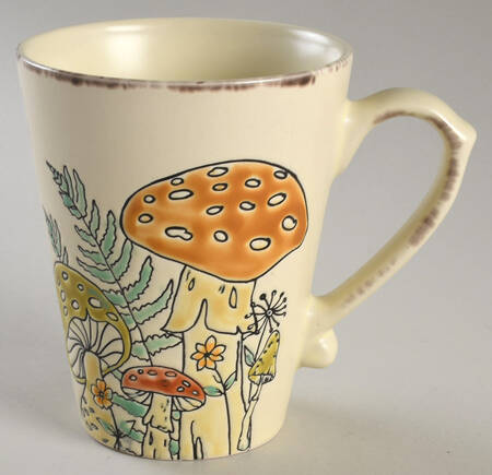 Fall Garden Mushroom Mug