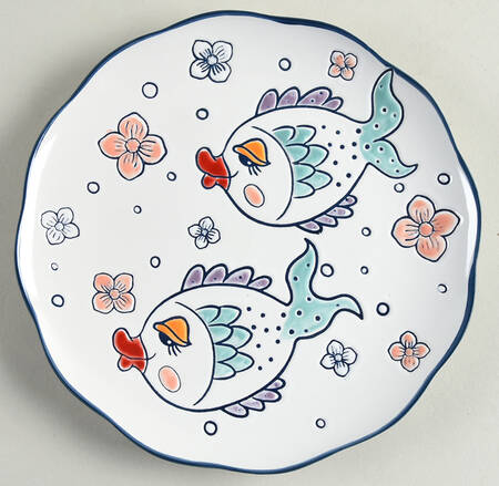 Kissy Fish Salad Plate by Spectrum