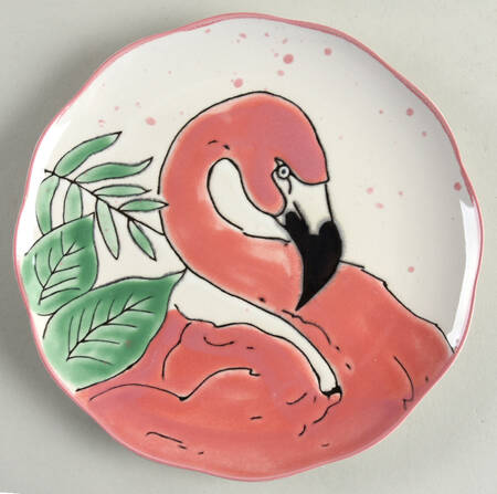 Pink Paradise Salad Plate