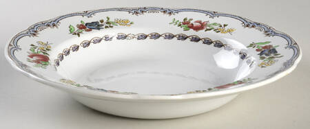 Avondale (No Center Decal) Large Rim Soup Bowl