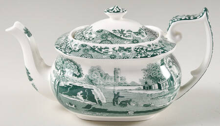 Heritage Green Italian Teapot & Lid