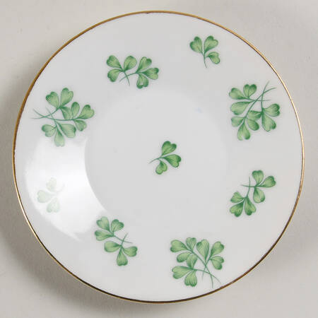 Shamrock Saucer for Demitasse Cup
