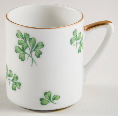 Shamrock Flat Demitasse Cup