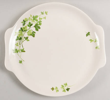 Parsley Handled Cake Plate