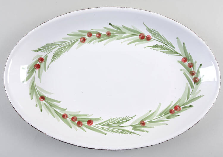 SWZ18 15" Oval Serving Platter