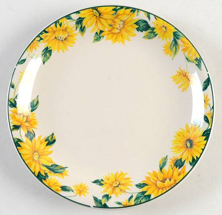 Sunflower Salad Plate