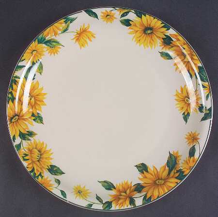 Sunflower 12" Chop Plate (Round Platter)