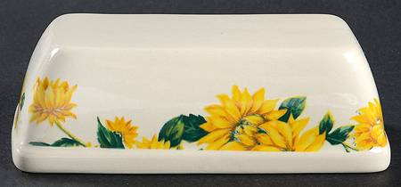 Sunflower Lid for 1/4 Lb Butter