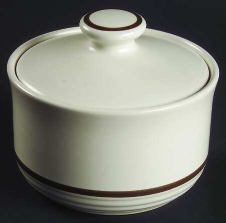 Chestnut Sugar Bowl & Lid
