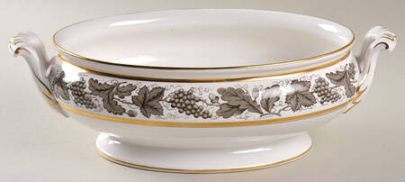 Kent Grey Oval Vegetable No Lid
