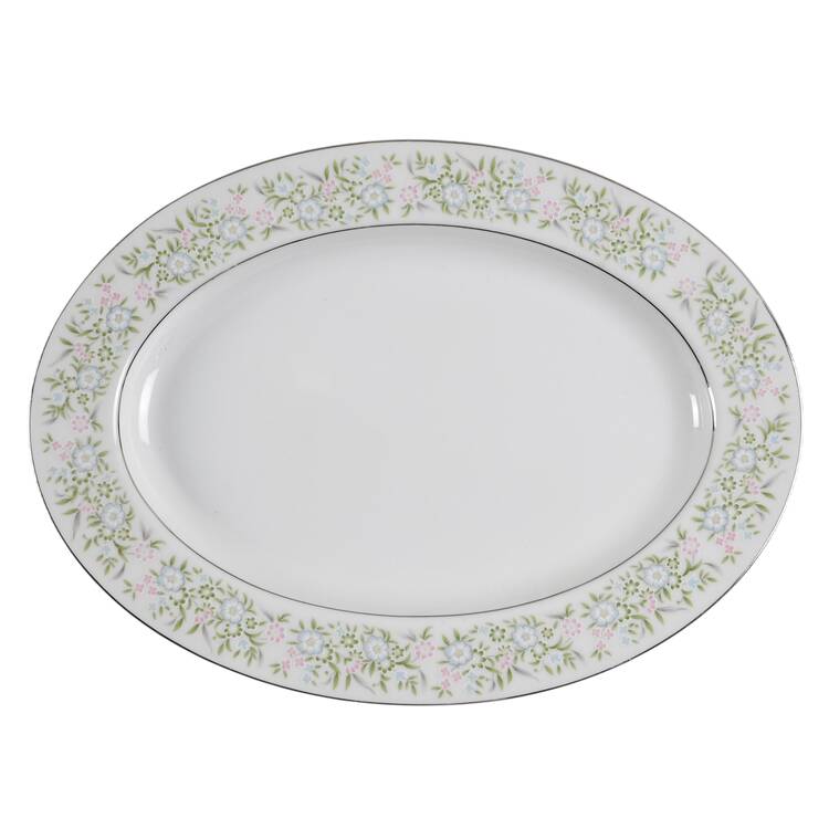 Springtime 12" Oval Serving Platter