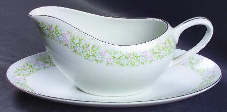 Springtime Gravy Boat & Underplate/Relish