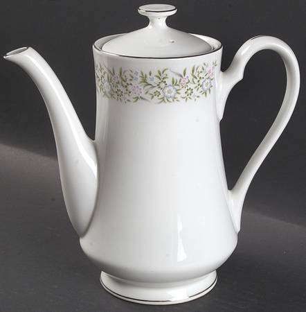 Springtime Small Coffee Pot & Lid