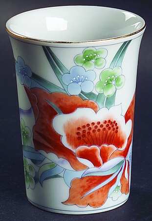 Flora China Bathroom Tumbler