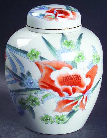 Flora Small Ginger Jar & Lid