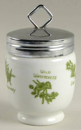 Herb Garden Egg Coddler & Lid
