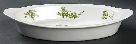 Herb Garden 12'' Oval Baker