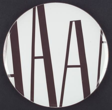 Initial Dinner Plate