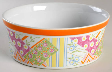 Patchwork 9" Round Vegetable Bowl