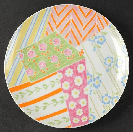 Patchwork Salad Plate