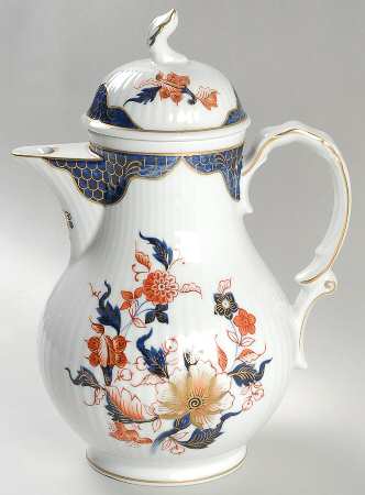 Royal Dahlia Coffee Pot & Lid