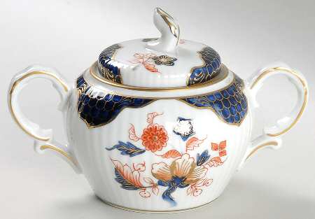 Royal Dahlia Sugar Bowl & Lid
