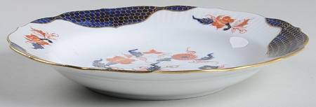 Royal Dahlia Large Rim Soup Bowl