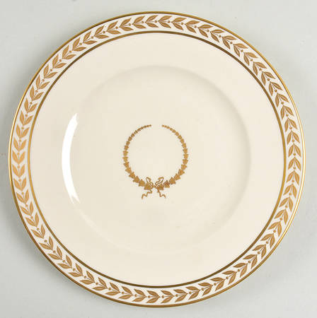 Laurel Gold Luncheon Plate