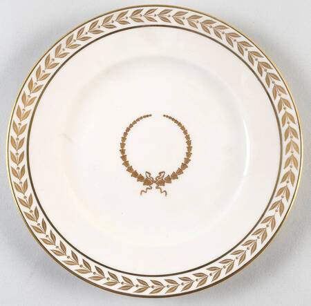 Laurel Gold Salad Plate