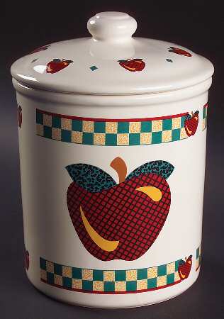 A Is For Apple Extra Large Canister & Lid